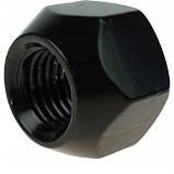 nakrêtka mocuj¹ca otwarta czarna m12x1.5 sto¿ek 16mm 19 czar